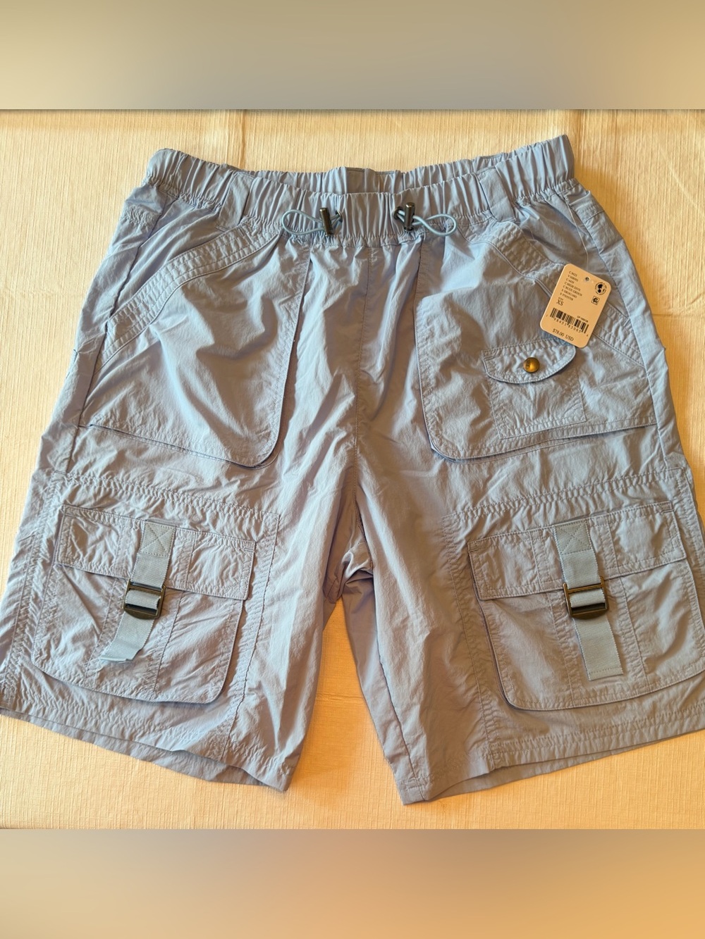 NWT! FP Movement by Free People March On Hike Shorts in High Dive Blue Ground